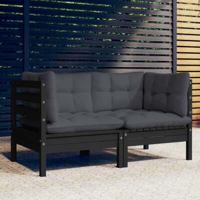 Functional 2 Seater Garden Sofa with Outdoor Retreat Patio Relax 