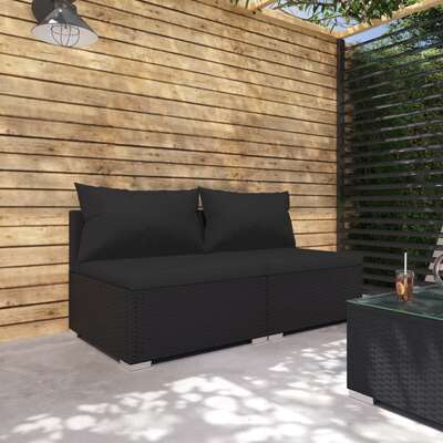Refined 2 Piece Garden Lounge Set Indoor Outdoor Use Modern Living 