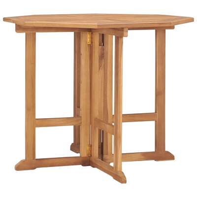 Decorative Folding Garden Dining Table 90x90x75 Home Decor Accent Patio Relax 