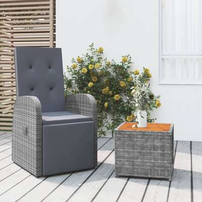Decorative 2 Piece Garden Lounge Set Patio Setup Garden Leisure 