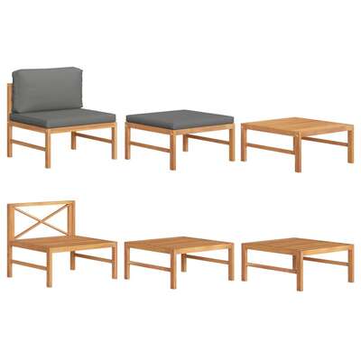 Minimalist 3 Piece Garden Lounge Set Garden Gathering Patio Relax 
