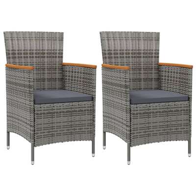Minimalist Garden Dining Chairs 2 pcs Daily Living Essential Urban Style 