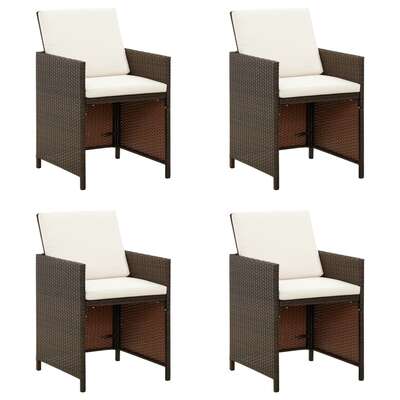 Versatile Garden Chairs with Cuhsions 4 Living Space Upgrade Urban Style 