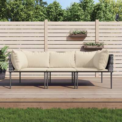 Comfortable 3 Piece Garden Lounge Set Garden Gathering Essentials 
