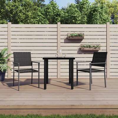Stylish 3 Piece Garden Dining Set Daily Living Essential Patio Relax 
