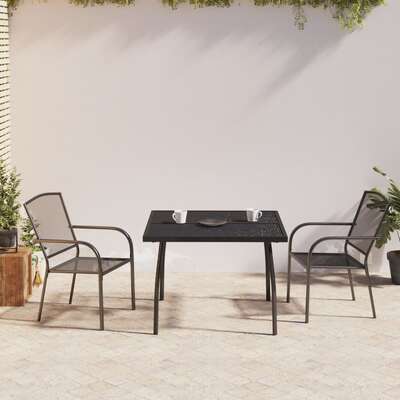 Decorative 3 Piece Garden Dining Set Outdoor Retreat Patio Relax 