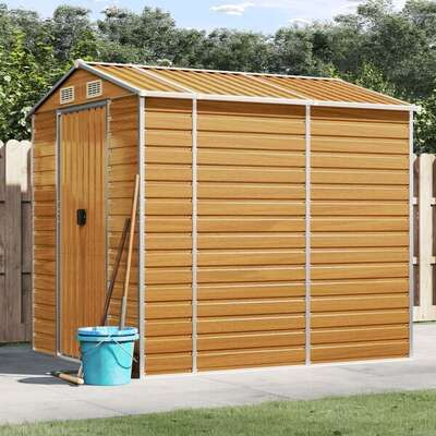 Garden Shed Galvanised Steel 191x215x198cm | EXTG