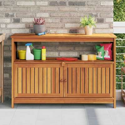 Functional Garden Console Table 110x35x75 cm Living Space Upgrade Boho 