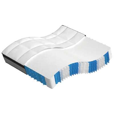 King Size Medium Plus Pocket Spring Mattress Fabric with Foam & 7-Zone Support