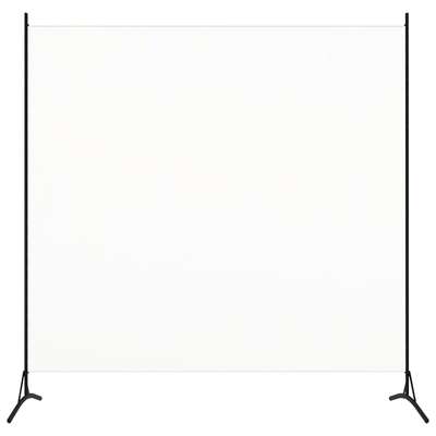 1-Panel Room Divider Cream White