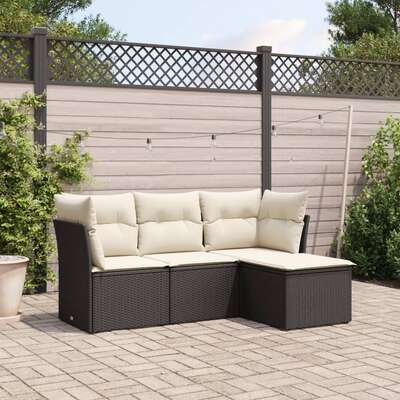 Decorative 4 Piece Garden Sofa Set Garden Gathering Evening 