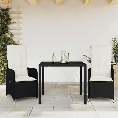 Elegant 3 Piece Garden Bistro Set Living Space Upgrade Garden Leisure 