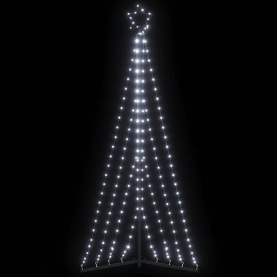 LED Christmas Tree Light with 339 LEDs  Cold White, 182 cm