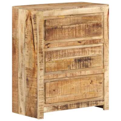 Solid Wood Mango -Drawer Cabinet Chest Sideboard Home Organiser Storage