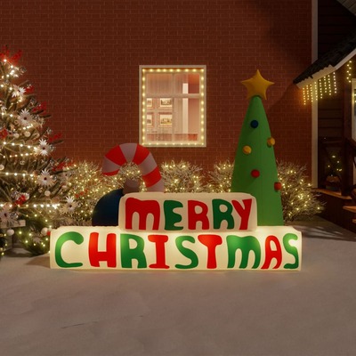 Inflatable Merry Christmas Decoration LED