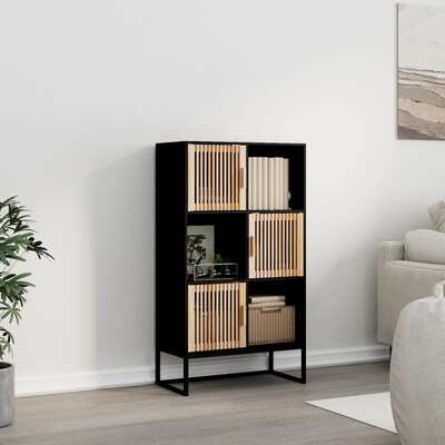 Highboard Storage Cabinet Cupboard Living Room Bedroom Engineered Wood