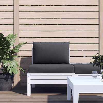 Pallet Cushions Set 2pc Anthracite Oxford Fabric | EXTG