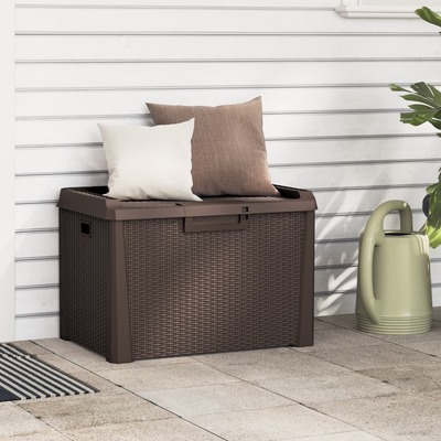 Garden Storage Box Brown