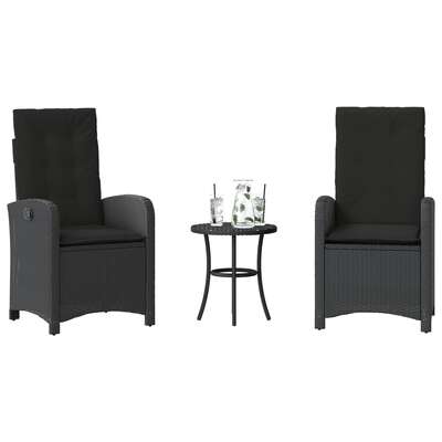 Versatile 3 Piece Bistro Set with Relaxing Seating Garden Leisure 