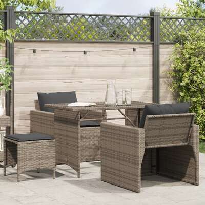 Decorative 4 Piece Garden Sofa Set Indoor Outdoor Use Summer 