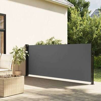 Retractable Side Awning Anthracite 100x300cm | EXTG
