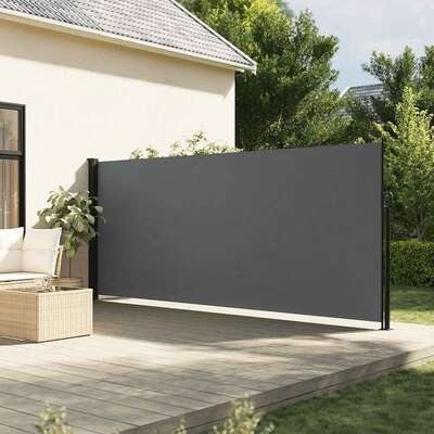 Retractable Side Awning 160x500cm Anthracite | EXTG