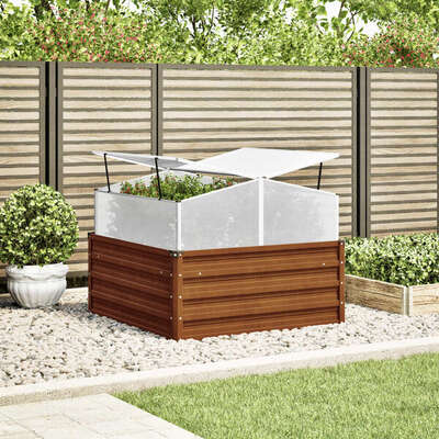 Garden Planter Greenhouse Weathering Steel | EXTG