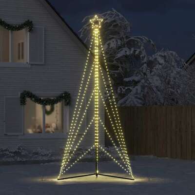 Stylish Christmas Tree Light 615 LEDs Warm White 404.5 cm