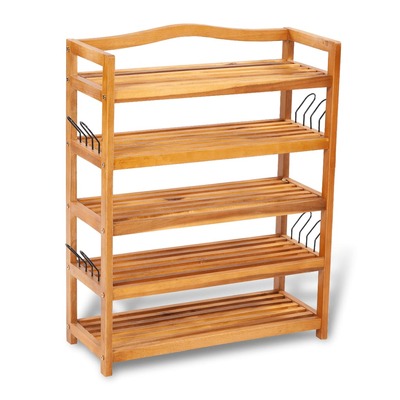 Wooden 5-tier Shoe Shelf