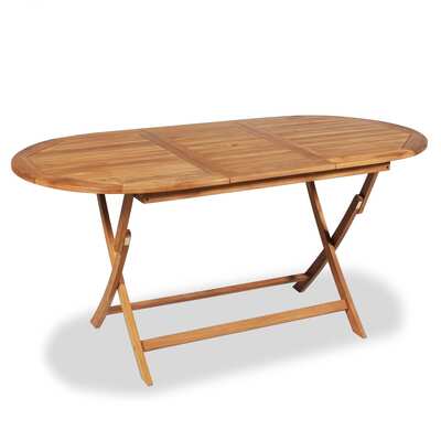 Folding Garden Table  Solid Teak Wood