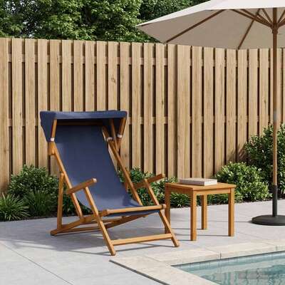 Outdoor Deck Chair 3 Position 67.5x113x103cm