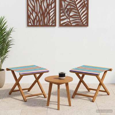 Waterproof Polyester Chair - Natural 41x42x36.5cm