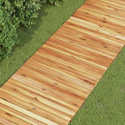 Garden Pathway Natural Wood 200x50cm