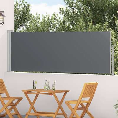 Retractable Side Awning Anthracite 300x100cm | EXTG
