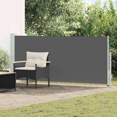 Retractable Side Awning 500x117cm Anthracite | EXTG