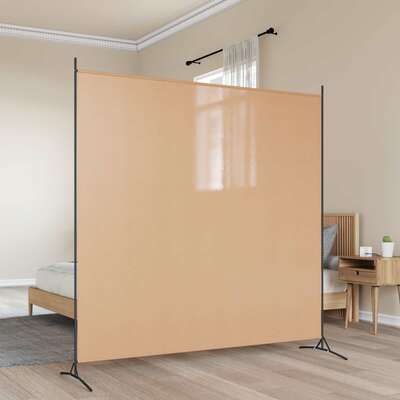 Single Panel Room Divider Beige 175x180cm | EXTG