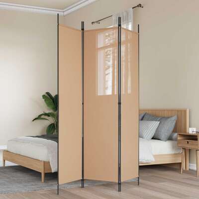 3-Panel Fabric Room Divider 150x200cm | EXTG