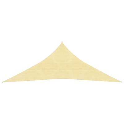Sunshade Sail HDPE Triangular Beige