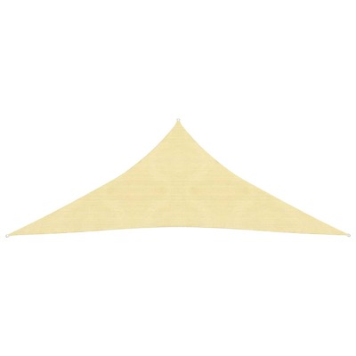 Sunshade Sail HDPE Triangular Beige