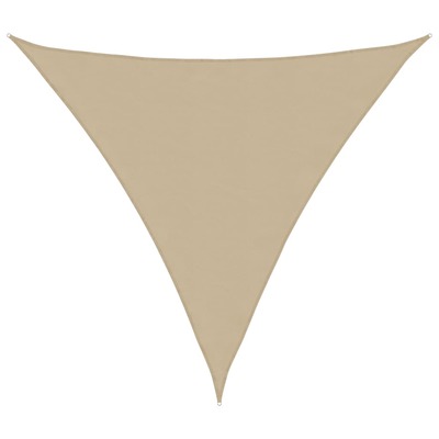 Sunshade Sail Oxford Fabric Triangular  Beige