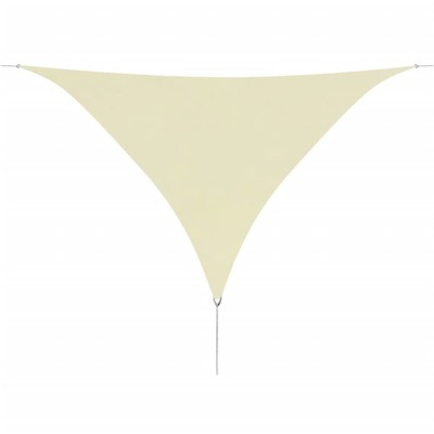 Sunshade Sail Oxford Fabric Triangular Cream