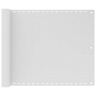 Balcony Screen HDPE - White