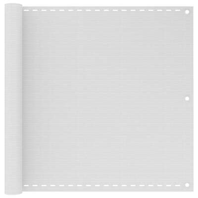 Balcony Screen HDPE, White
