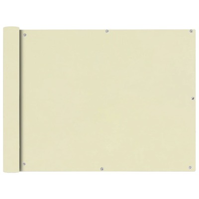 Balcony Screen Oxford Fabric, Cream