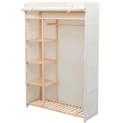 Wardrobe Fabric and Pinewood 