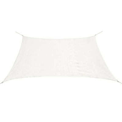 Sunshade Sail HDPE Rectangular 4x6 m White