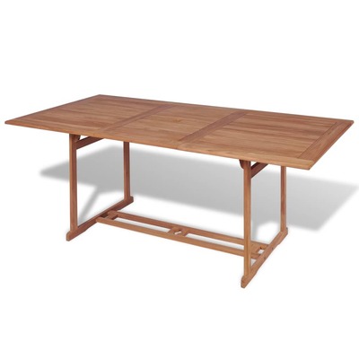 Garden Table / Solid Teak Wood