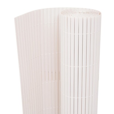 Double-Sided Garden Fence  White