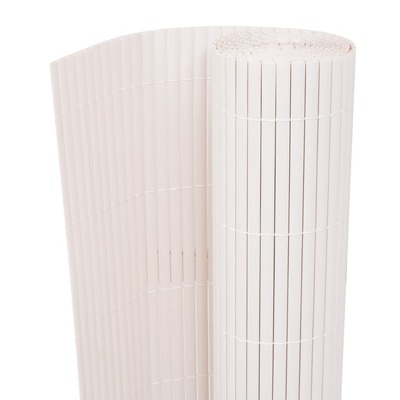 Double-Sided Garden Fence,  White
