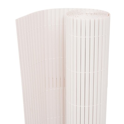 Double-Sided Garden Fence / White
